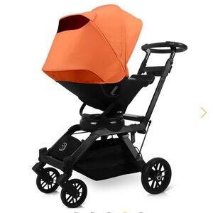 Orbit baby G5 stroller canopy in Sunset Orange